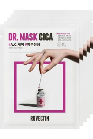 Rovectin Skin Essentials Dr. Mask Cica Pack - 5piezas