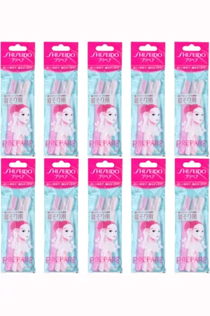 Shiseido Prepare Eyebrow Razor - 3pcs (10ea) Set