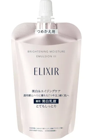 Shiseido ELIXIR Brightening Moisture Emulsion III Refill - 110ml