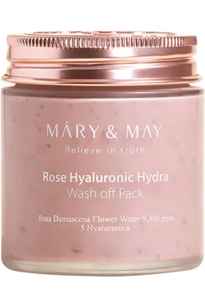 Mary&May Rose Hyaluronic Hydra Wash Off Pack - 125g
