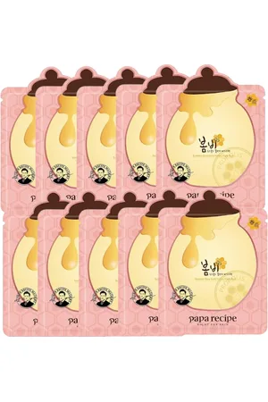 PAPA RECIPE Bombee Rose Gold Honey Mask Pack - 10piezas