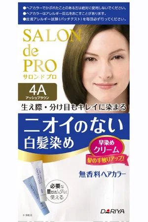 DARIYA Salon De Pro - Hair Color Cream - 1box - 4A Ash Brown