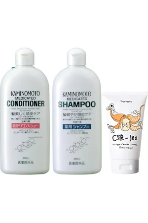 All-in-one Sets KAMINOMOTO X Elizavecca Hair Care Shampoo & Conitioner & Treatment Set