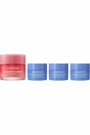 LANEIGE Lip Sleeping Mask EX - 20g - Berry (1ea) + Water Sleeping Mask EX - 15ml (3ea) Set