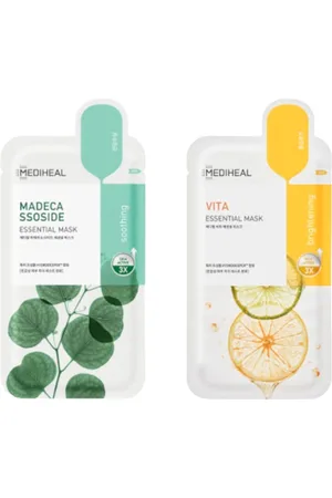 Mediheal Vita Essential Mask - 10pcs + Madecassoside Essential Mask - 10pcs Set