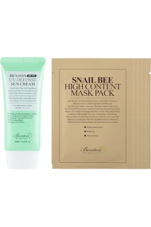 Benton Air Fit UV Defense Sun Cream SPF50+ PA++++ - 50ml (1ea) + Snail Bee High Content Mask Pack - 5pcs Set