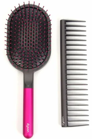 Dyson Supersonic Paddle Brush & Detangling Comb - 1set - Fuchsia