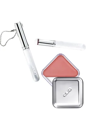 Clio Essential Lipcheek Tap 03 Rosy Blow + Lip Brush Set