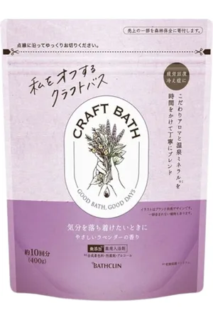 BATHCLIN Craft Bath Bath Salt - 400g - Lavender