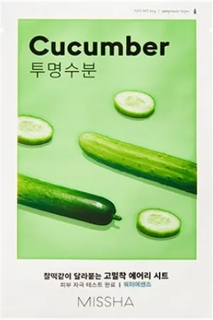 Missha Airy Fit Sheet Mask - Cucumber - 1pieza