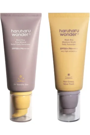 Haruharu WONDER Mejor set de protector solar