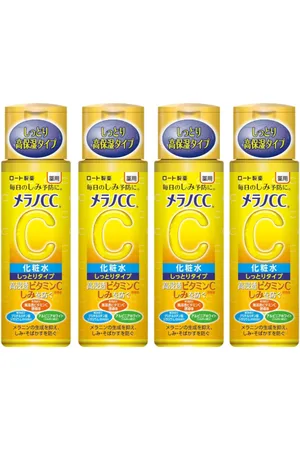 Rohto Mentholatum Melano CC Brightening Lotion (Japan Version) - Rich - 170ml (4ea) Set