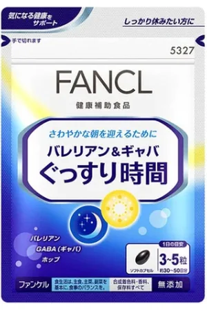 Fancl Valerian & Gaba Good Sleep Time 30-50 Day Supply - 150 tablets
