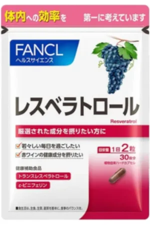 Fancl Resveratrol Approximately 30 Days Supply - 60 tablets