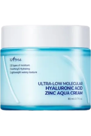 Isntree Ultra-Low Molecular Hyaluronic Acid Zinc Aqua Cream - 80ml