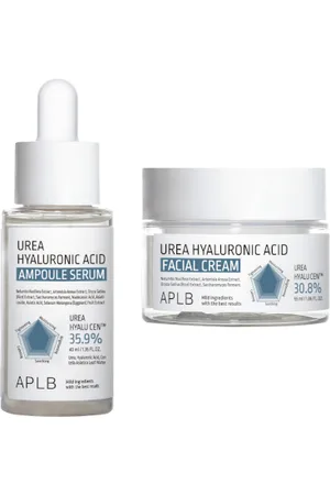 APLB Urea Hyaluronic Acid Ampoule Serum - 40ml & Facial Cream - 55ml Set