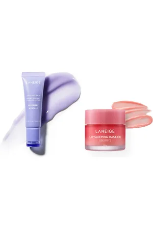 LANEIGE Lip Glowy Balm - 10g - Blueberry (1ea) X Lip Sleeping Mask EX - 20g - Berry (1ea)