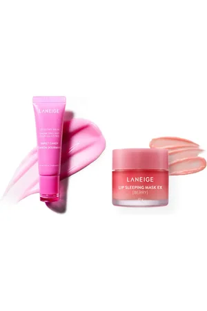 LANEIGE Lip Glowy Balm - 10g - Sweet Candy (1ea) X Lip Sleeping Mask EX - 20g - Berry (1ea)