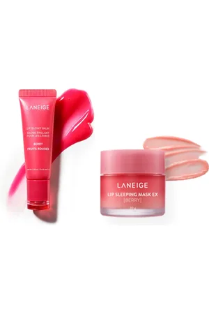 LANEIGE Lip Glowy Balm - 10g - Berry (1ea) X Lip Sleeping Mask EX - 20g - Berry (1ea)