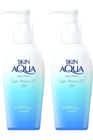 Rohto Mentholatum Skin Aqua Sunscreen Super Moisture Gel Pump (2ea) Set