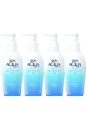 Rohto Mentholatum Skin Aqua Sunscreen Super Moisture Gel Pump (4ea) Set