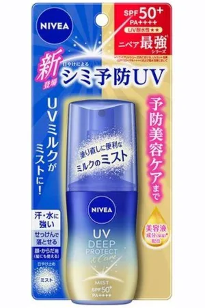 NIVEA Japan UV Deep Protect & Care Milk Mist SPF50+ PA++++ - 60ml