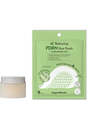 ongredients Deep Calming Cream - 50ml + AC Balancing PDRN Shot Patch - 9patches Set