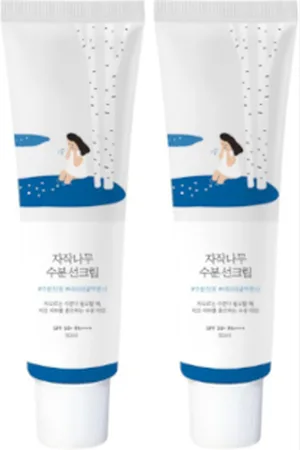 Round Lab Birch Juice Moisturizing Sun Cream (2ea) Set