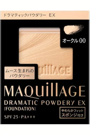 Shiseido Maquillage Foundation Dramatic Powdery EX Refill SPF25 PA+++ - 9.3g - Ocher 00