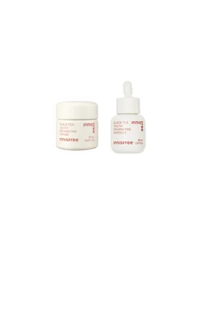 Innisfree Tea Youth Enhancing Ampoule - 30ml (1ea) X Tea Youth Enhancing Cream - 50ml (1ea)