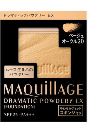 Shiseido Maquillage Foundation Dramatic Powdery EX Refill SPF25 PA+++ - 9.3g - Beige Ocher 20