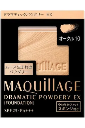 Shiseido Maquillage Foundation Dramatic Powdery EX Refill SPF25 PA+++ - 9.3g - Ocher 10