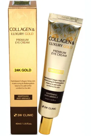 3W Clinic Collagen & Luxury Gold Premium Eye Cream - 40ml
