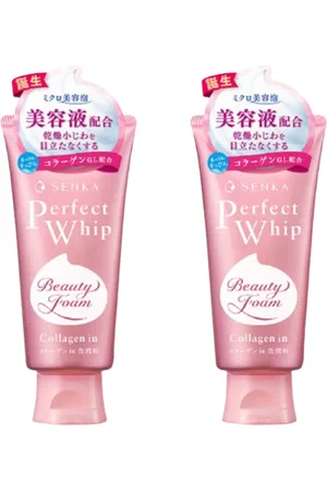 Shiseido Senka Perfect Whip Collagen in Washing Foam Cleanser (2023 Version) - 120g (2ea) Set