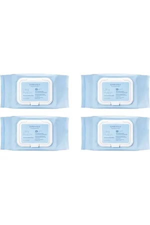 Missha Super Aqua Ultra Hyalron Cleansing Water Wipes - 1pack (30pcs) (4ea) Set