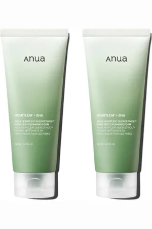 ANUA Heartleaf Quercetinol Pore Deep Cleansing Foam - 150ml (2ea) Set