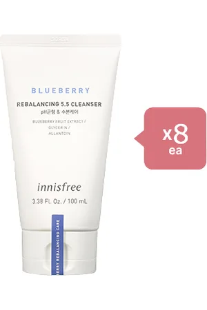 Innisfree Blueberry Rebalancing 5.5 Cleanser - 100ml (8c/u) Set
