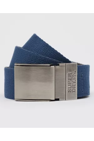 Superdry Hombre Cinturones - Cinturón de lona reversible