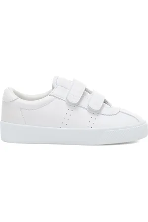 Superga 2843 KIDS CLUB S CORREAS MATERIAL VEGANO Zapatillas Corte bajo Niño unisex TOTAL WHITE