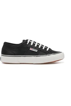Superga 2490 MATERIAL VEGANO Le Zapatilla Unisex NEGRO- AVORIO