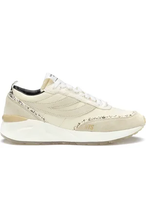 Superga 4089 TRAINING 9TS SLIM CALFHAIR DETAILS Sneakers Low Cut Unisex LT EGGSHELL-SPOTS