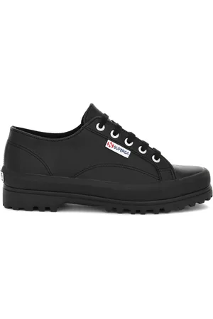 Superga 2555 ALPINA NAPPA Zapatillas Corte bajo Unisex FULL BLACK