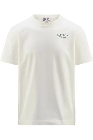 Superga CAMISETA CLUBHOUSE CamisetasTop Camiseta Unisex AVORIO-VERDE