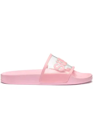 Superga 1908 SLIDES CLEAR IDENTITY Pantuflas SLIDE Unisex PINK TICKLED