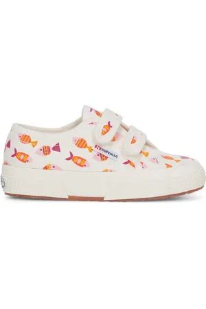 Superga 2750 CORREAS NIÑOS CANDY FISH Le Corte bajo Niño AVORIO CANDY FISH