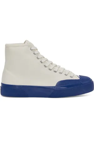 Superga 2433 WORKWEAR Zapatillas Corte medio Unisex OFF WHITE-F BLUE