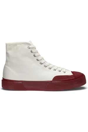 Superga 2433 WORKWEAR Zapatillas Corte medio Unisex OFF WHITE-F RED