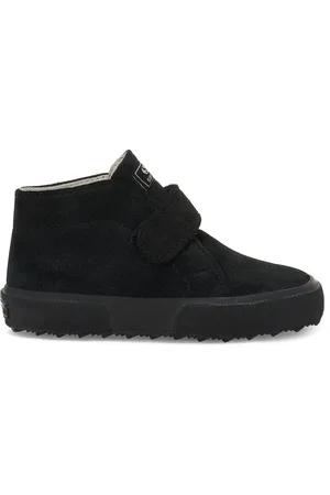 Superga 2173 KIDS STRAP SUEDE Botines De tiras Niño FULL BLACK