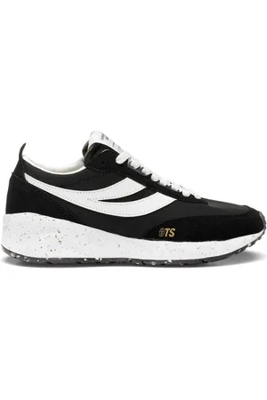 Superga 4089 TRAINING 9TS SLIM VEGAN MATERIAL Zapatillas Corte Bajo Unisex NEGRO- AVORIO