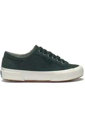 Superga 2750 OG HAIRY SUEDE Le Corte bajo Unisex VERDE DK FOREST-FAVORIO